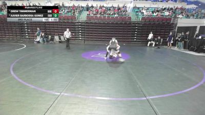 120 lbs 3rd Place - Drew Timmerman, Ninety Six vs Xavier Barbossa Gomez, Fairfield Central