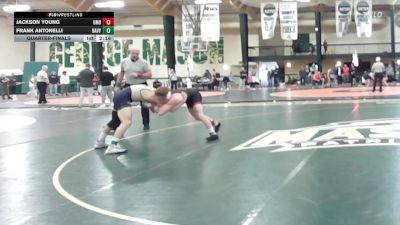 149 lbs Quarterfinal - Jackson Young, Maryland vs Frank Antonelli, Navy