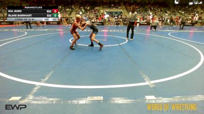 67 lbs Consi Of 32 #1 - Kol Burd, Weatherford Youth Wrestling vs Blake Barnhart, Black Fox Academy