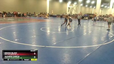 190 lbs Round 1 (8 Team) - Ariana Blanc, Iron Lion Wrestling vs Yazmeen Garcia, Nebraska Widow Makers