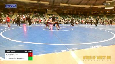 92 lbs Semifinal - Maurice Worthy, American Dream Wrestling Club vs Carlos Rodriguez De Cespedes, Miami Wrestling Club