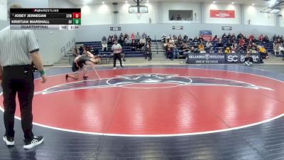 157 lbs Quarterfinal - Josey Jernegan, University Of Saint Mary (ks) vs Kristjan Marshall, Avila