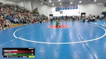 113 lbs Champ. Round 2 - Colin MacInnes, Castle View vs Coaltyn Laird, Lander Valley