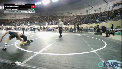 64 lbs Round Of 32 - Audie Spradling, F-5 Grappling vs Ledger Wright, Powerhouse Wrestling