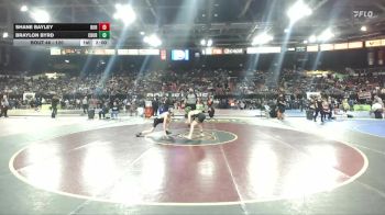 120 lbs Champ. Round 1 - Shane Bayley, Borah vs Braylon Byrd, Churchill County