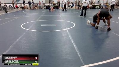 135 lbs Cons. Round 5 - Jaiden Oliver, South Dade Gladiators vs Jaxon Foote, Bloomfield Hills