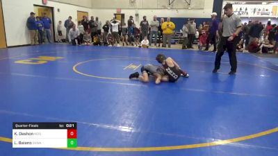 72 lbs Quarterfinal - Kamden Deshon, Neighborhood WC vs Luca Baiano, SHWA