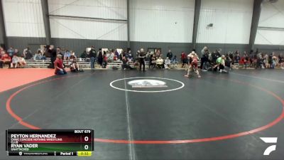 126 lbs Cons. Round 2 - Ryan Vader, Unattached vs Peyton Hernandez, CNWC Concede Nothing Wrestling Club