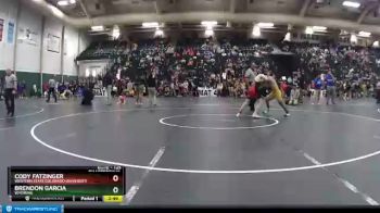 125 lbs Quarterfinal - Brendon Garcia, Wyoming vs Cody Fatzinger, Western State Colorado University