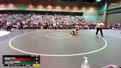 175 lbs Cons. Round 7 - Grady Cox, Lebanon vs Malahkai Berry, Shadow Ridge