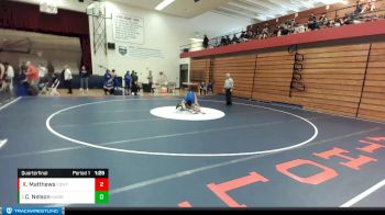 195 lbs Quarterfinal - Caleb Nelson, Kentwood vs Xander Matthews, Federal Way