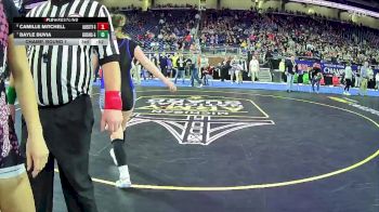 Girls-145 lbs Champ. Round 1 - Rihanna Venegas, Gabriel Richard H.s. (Riverview) Girls vs Anya Zarzycki, Petoskey Hs Girls