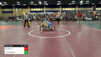 Match - Miguel Perez, 208 Cougars vs Alexander James Fonseca, Orland Elite