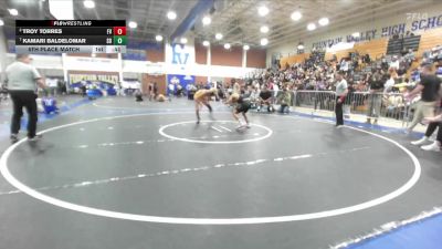 126 lbs 5th Place Match - Troy Torres, Fountain Valley vs Kamari Baldelomar, San Dimas