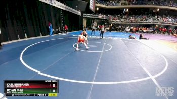 6A 113 lbs Cons. Round 2 - Cael Brubaker, McKinney Boyd vs Dylan Clay, Katy Seven Lakes