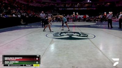 4A 160 lbs Quarterfinal - Demusico Edsitty, Kirtland Central vs Isiah Sanchez, Santa Teresa