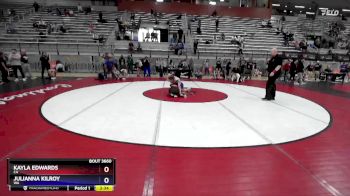 62 lbs Cons. Round 6 - Kayla Edwards, CA vs Julianna Kilroy, WA