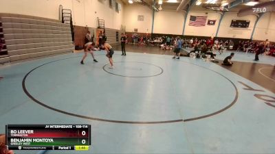 108-114 lbs Round 4 - Bo Leever, Torrington vs Benjamin Montoya, Greeley West