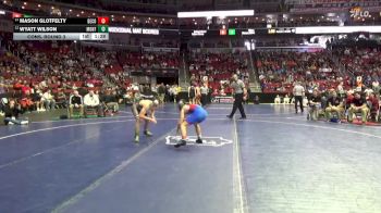 2A-126 lbs Cons. Round 3 - Mason Glotfelty, Decorah vs Wyatt Wilson, Monticello