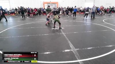 90/95 Round 2 - Kaden Duncan, LWC: Raiders vs Matthias Mitchell, Chapin Youth Wrestling