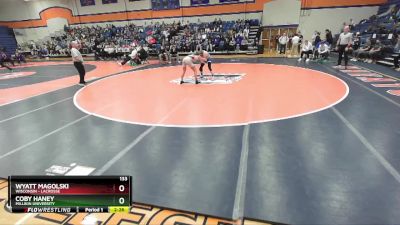 133 lbs 3rd Place Match - Coby Haney, Millikin University vs Wyatt Magolski, Wisconsin - Lacrosse