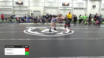 O-145 lbs Consi Of 8 #2 - Joseph Bonfini, OH vs Ethan Perkins, NY