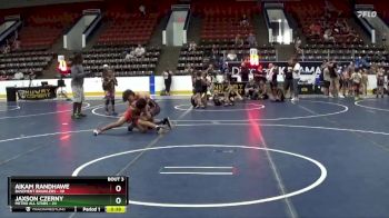 140 lbs Round 1 (6 Team) - Jaxson Czerny, Metro All Stars vs Aikam Randhawe, Basement Brawlers