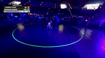 53-57 lbs 3rd Place Match - Dominic Lopez, Sanderson Wrestling Academy vs Beckham Connor, Green Canyon Wrestling Club