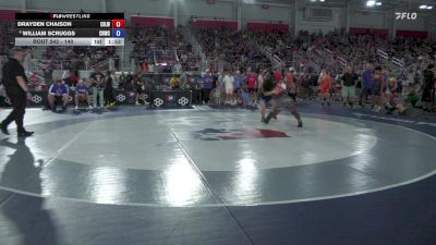 140 lbs Champ. Round 1 - Drayden Chaison, East St. Louis Wrestling Club vs William Scruggs, Columbus North Wrestling Club