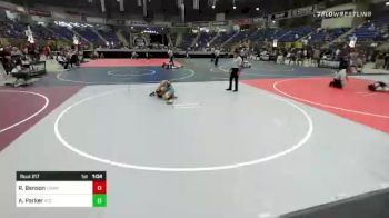 81 lbs Quarterfinal - Retro Benson, Lemmon/McIntosh Cowboys vs Austin Parker, Atc