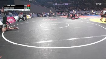 6A Boys 113 lbs Champ. Round 2 - Cole Thomas, McMinnville Boys vs Aaron Burke, Sandy Boys