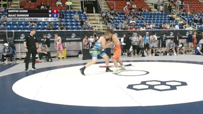 175 lbs Cons. Sub-rd Of 32 - Griffin Goins, Oklahoma vs Isaac Dunnom, Wisconsin