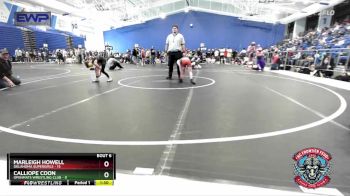 65 lbs Round 3 (4 Team) - Marleigh Howell, Oklahoma Supergirls vs Calliope Coon, OpenMats Wrestling Club
