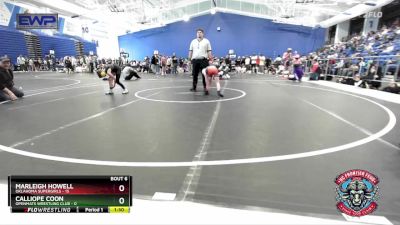 65 lbs Round 3 (4 Team) - Marleigh Howell, Oklahoma Supergirls vs Calliope Coon, OpenMats Wrestling Club