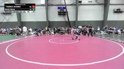 16U Girls GR - 120 lbs Cons. Round 2 - Isabela Alvarez, WA vs Solei Tello, CA