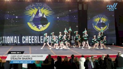 Cheer Sport Sharks - Vancouver - Stealth Sharks [2023 Open Level 3 NT Day 2] 2023 Sea to Sky International Cheer & Dance Championship
