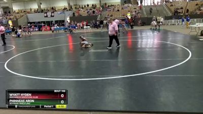 50 lbs Cons. Semi - Phinneas Aron, Seymour Wrestling vs Wyatt Hyden, Buccaneer Wrestling Club