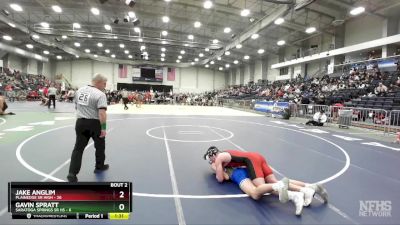 160 lbs Round 2 (3 Team) - Jake Anglim, Plainedge Sr High vs Gavin Spratt, Saratoga Springs Sr HS