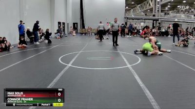 160 lbs Semis (4 Team) - Max Solis, Headhunters vs Connor Fraher, Brawler Elite
