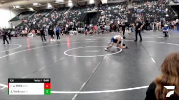 106 lbs Cons. Round 3 - James Wells, Battle Creek Brave Elite vs Jesvin Verduzco, Golden Eagles