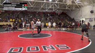 133 lbs Champ. Round 2 - Ethan Gonzalez, Rio Hondo College vs Alexander Garcia, Imperial Valley College