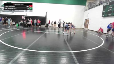 113 lbs Cons. Round 4 - Cade Kunkel, UWC vs Walker Vieyra, Kansas Young Guns