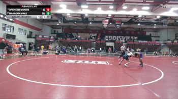125 lbs Champ. Round 1 - Spencer Moore, Illinois vs Brandon Paez, Northern Iowa