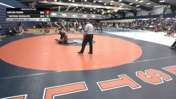184 lbs Champ. Round 2 - Nathan Kovalcik, Messiah vs Archie Rubin, Muhlenberg