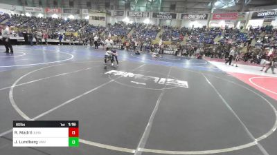 80 lbs Round Of 16 - Ricky Madril, Duran Elite vs Jaxson Lundberg, University Middle School