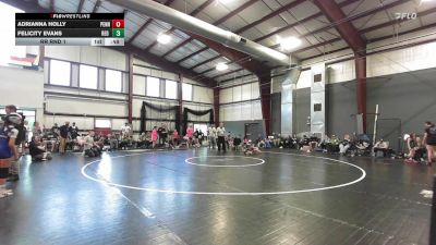 56 lbs Rr Rnd 1 - Adrianna Holly, Pennsburg vs Felicity Evans, Red Hill