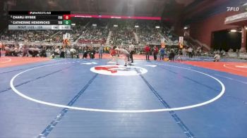 120 lbs Quarterfinal - Catherine Hendricks, Torrington vs Charli Bybee, Evanston