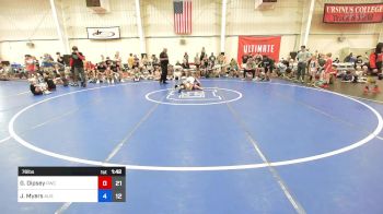 76 lbs Semifinal - Georgie Dipsey, Ruthless WC MS vs Joey Myers, Team Alien 1