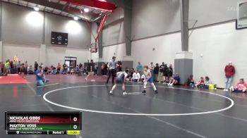 105 lbs Quarterfinal - Nicholas Gibbs, Arab Youth Wrestling vs Maxton Voss, Ironclad Wrestling Club