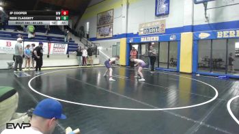 88 lbs 3rd Place - JP Cooper, Bristow Elementary Wrestling Club vs Reid Claggett, Bristow Elementary Wrestling Club